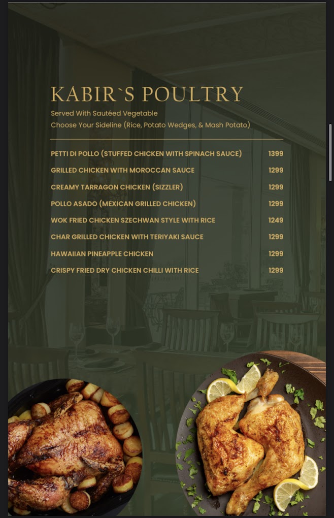 Kabir Restaurant Poultry