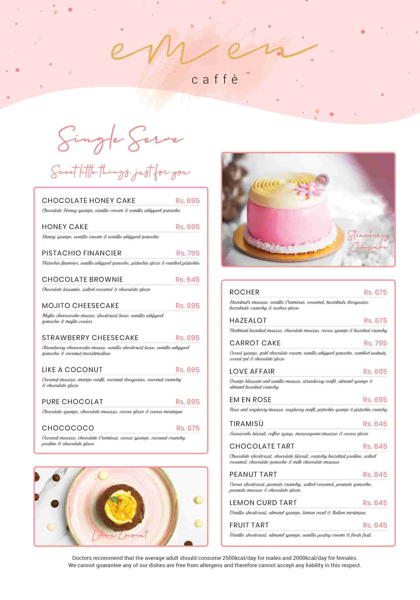 Em En Cafe Menu Photos