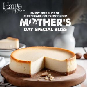 mothers day cheesecake by haute bun